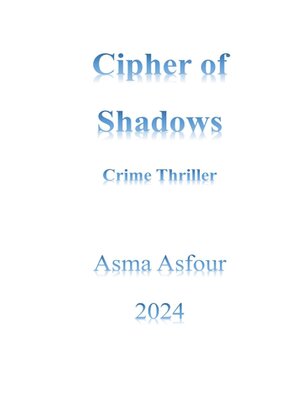 cover image of Cipher of Shadows